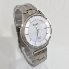 極美品⭐SEIKO セイコー ソーラー チタニウム V157-0BX0