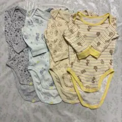 ユニクロ　UNIQLO ディズニー柄　長袖ボディスーツ　肌着　70㎝　まとめ売り