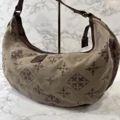 russet ラシット 帆布 キャンバス×本革 レザー ホーボーショルダーバッグ