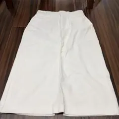 ホワイト タイトスカート