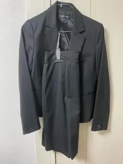 INDIVI ブラックスカートスーツ