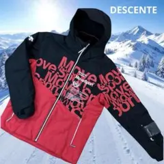 【美品】DESCENTE スキーウェアMメンズ防寒 スノーボードウェア デサント