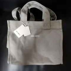 MONO COMME CA キャンバス トートバッグ グレーのサムネイル