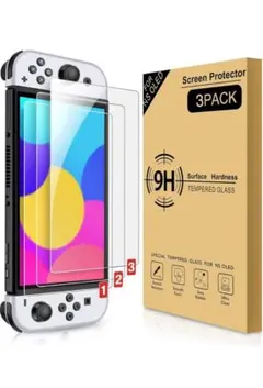 「新3枚入り」Nintendo Switch 有機ELモデル 専用 保護フィルム