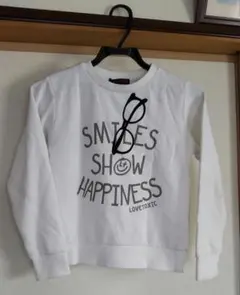 ★LOVETOXIC★とっても可愛いトレーナー★S（140㎝）♪白　ホワイト