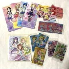 アイカツ　プリパラ　チケットライク　ステッカー　カード　サイン色紙　まとめ販売