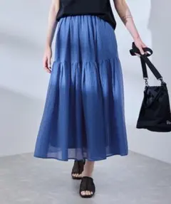 ROPE’ PICNIC シアーティアードスカート