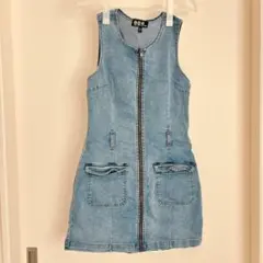 超美品✨️Peace Love Eco デニムワンピース 【M】 海外古着 可愛い