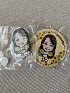 若鷹ガチャ　アクリルスタンド　缶バッジ　momoka