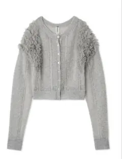 SNIDEL Chacott コラボ チュールスリーブニットカーディガン