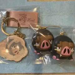 ポケモン　グルトン　メタルキーリング　キーホルダー　3点セット