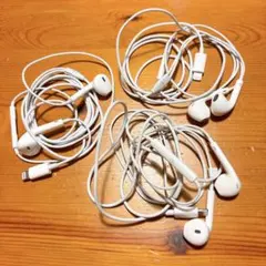 Apple 純正 有線 イヤホン イヤフォン 3本セット