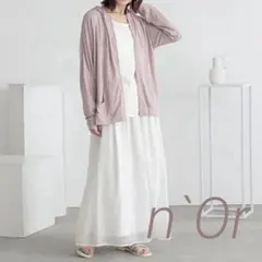未使用品＊オシャレウォーカーn'Orパーカー UVカット 長袖薄手 ピンク　春夏のサムネイル