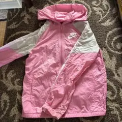 NIKE フード付きジャケット ピンク/グレー