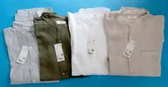 UNIQLO プレミアムリネンシャツ XL 4色セット