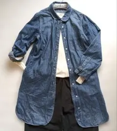 SM2 Samansa Mos2 サマンサモスモス デニム シャツ チュニック