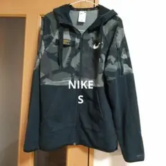 Nike フルジップパーカーS BLACK ドライフィット