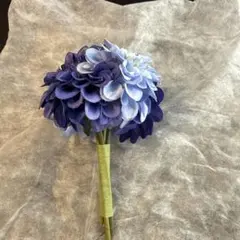 造花 ダリア ブーケ ブルー系 アートフラワー
