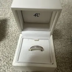 4℃ シルバー ダイヤモンドリング
