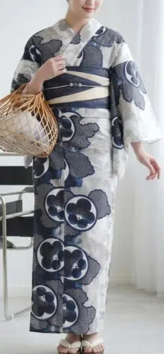 浴衣 帯セット パリの昼下がり ドット柄 - メルカリ