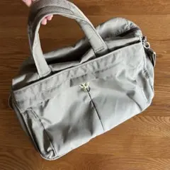 アマンダベラン（AMANDA BELLAN）ボストンバッグ　グレーカーキのサムネイル