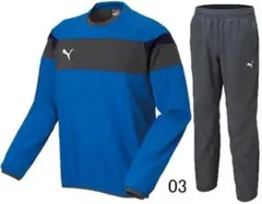 新品PUMAプーマ上下セットM TT Spirit 2 ピステ　ジャージセット青