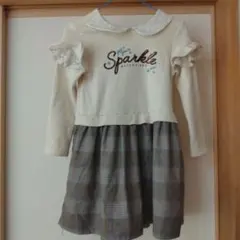 メゾピアノ ドッキングワンピース 130