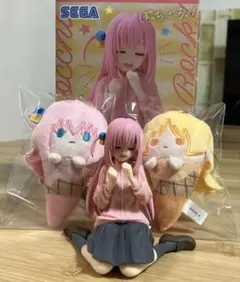 ぼっち・ざ・ろっく！ 後藤ひとり ちょこのせ フィギュア&アイスたぴぬい　3点のサムネイル