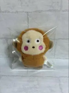 サンリオキャラクターズ　ふわもこワッペンこれくしょんマスコット　おさるのもんきち