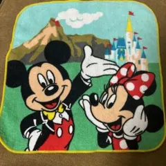 ディズニーランドタオルハンカチミニーマウスミッキーマウス新品　非売品