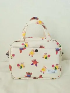 タイムSALE ハンドメイド‪☆エアロビックベア おむつポーチ ミニバッグ
