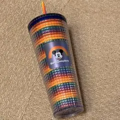 【未使用】 フロリダディズニーワールド Starbucks レインボータンブラー