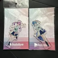 hololive 3Dアクリルスタンド　湊あくあ　星街すいせい　ブライト衣装
