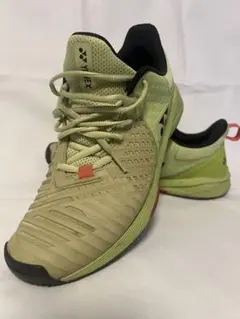 YONEX テニスシューズ 女性用 ライトグリーン　25.5センチ