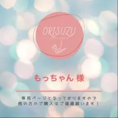 もっちゃん様 専用ページ