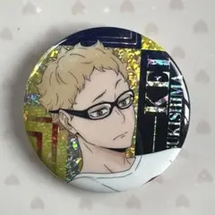 ハイキュー ビスケット 缶バッジ 月島蛍