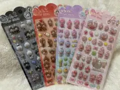 モンチッチ 3D 立体シール 4枚セット