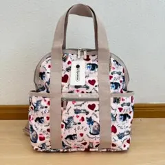 神配置・美品】パティスリー柄完売希少品レスポートサックミニリュック 