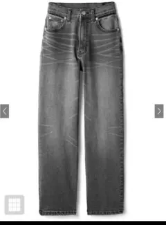 【美品】グレイル　ストレートデニムパンツ[cu383]