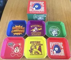 ヒステリックグラマー　ベアー　ノベルティ　貯金箱　小物入れ 新品 ヒステリックグラマー トレイ・小物ケース6枚セット「ノベルティ
