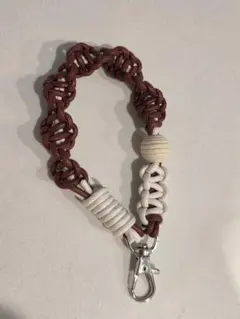 マクラメ キーホルダー スマホストラップ バッグチャーム ハンドメイド★