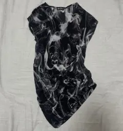 hysteric glamour スカル　スモーク　カットソー