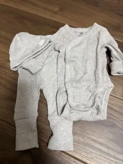 H&M ベビー服 ロンパース パンツ 帽子 3点セット 60cm