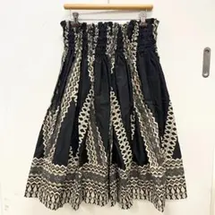 K◆パウスカート フラダンス 衣装 ブラック系