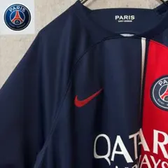 NIKE ゲームシャツ サッカーシャツ Tシャツ パリサンジェルマン古着 8a