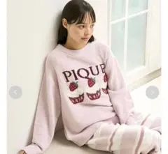 gelato pique いちごカップケーキ　セットアップ ジェラートピケ カップケーキ 苺 上下セット ルームウェア パジャマ