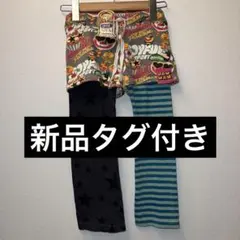 新品タグ付きJAM重ね着パンツ110