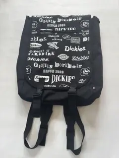 Dickies 総柄ロゴ バックパック リュック ブラック