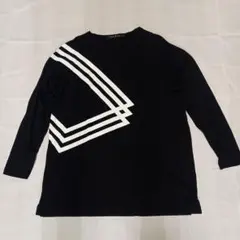 NO ID. 美品! L/Sカットソー ブラック サイズONEのサムネイル
