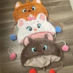 【明朝発送】ベルリオーズ&トゥルーズ＆マリーちゃん　ファンキャップ3個セット